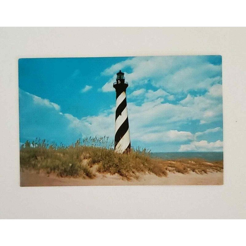 Lighthouse Cape Hatteras Buxton NC Postcard Tallest Lighthouse