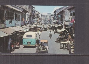 SINGAPORE, CHINA TOWN, KOMBI, 1963 ppc., 20c.(2), to Australia