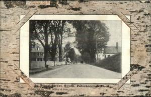 Peterboro Peterborough NH Grove St. c1915 Postcard