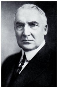 President Warren G Harding born near Blooming Grove Ohio Postcard