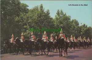 Military Postcard - Life Guards in The Mall, London  RR18653