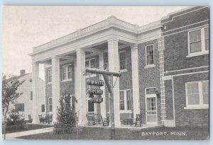 Bayport Minnesota Postcard White Pine Inn Exterior Building 1910 Antique Vintage