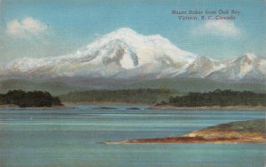 VICTORIA BRITISH COLUMBIA CANADA~MOUNT BAKER FROM OAK BAY-1910 POSTCARD