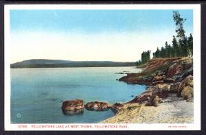 Yellowstone Lake at West Thumb,Yellowstone National Park