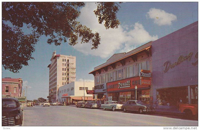 Main Street , East , REXALL Drug Store , LAKELAND , Florida , 40-60s