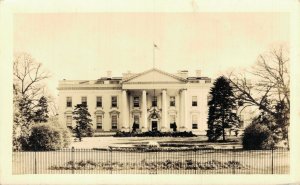 USA White House Washington D.C. RPPC Vintage Postcard 07.19