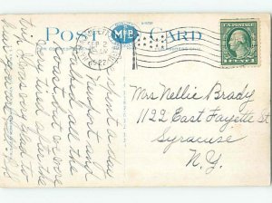 Pre-Chrome BUILDING SCENE Newport Rhode Island RI AH6070