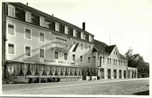 luxemburg, BOLLENDORF-PONT, Berdorf, Grand Hotel de la Gare (1950s) Postcard