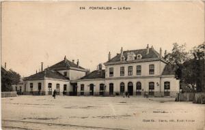 CPA PONTARLIER - La Gare (486592)