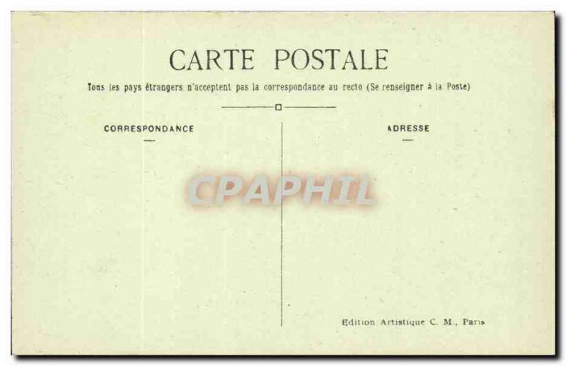 Old Postcard Paris Gare du Nord