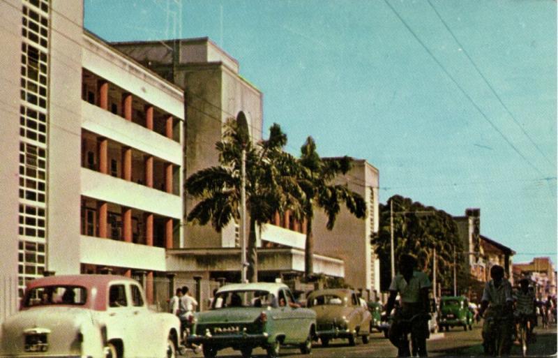 malay malaysia, PENANG, Penang Road, Police Headquarters 1960s P.M.S.M.N. K-7069