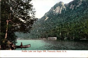 New Hampshire Franconia Notch Profile Lake and Eagle Cliff