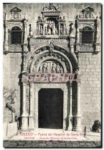 Postcard Old Toledo Puerta del Hospital Santa Cruz