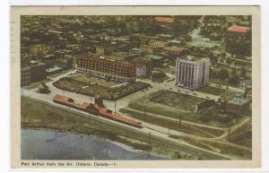 Panorama Port Arthur Ontario Canada 1948 postcard