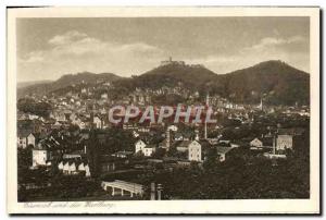 Old Postcard Eisenach und die Wartburg