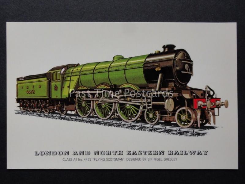 LNER Class A1 Flying Scotsman No.4472 Locomotive by Prescott c1970's |  Topics - Transportation - Railway, Postcard