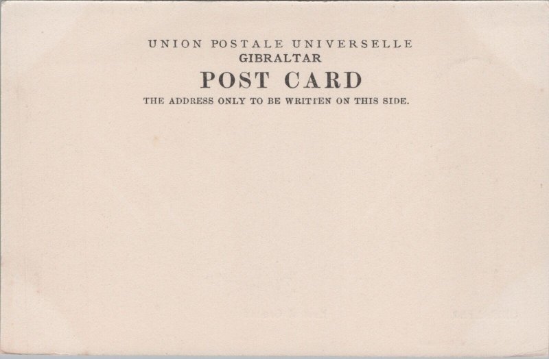 Gibraltar Neutral Ground Vintage Postcard C117