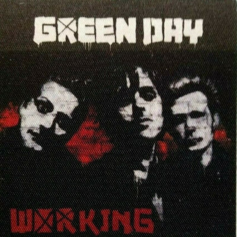 Green Day Backstage Pass Original Punk Rock Music Concert Tour 09 Band Photo Red 