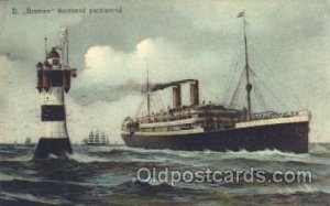 Bremen Norddeutscher Lloyd Ship Unused crease right top corner rest of card i...