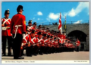 Line Of Battle Formation, Fort Henry, Kingston, Ontario, Postcard #1