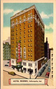 Linen Postcard Hotel Warren in Indianapolis, Indiana