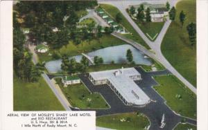 North Carolina Rocky Mount Aerial View Of Mosley's Shady Lake Motel