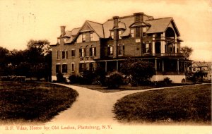 Plattsburg, New York - S.F. Vilas, Home for Old Ladies - in 1910