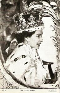 \Our Lovely Queen\ A Tuck Coronation PC No. CHT 32
