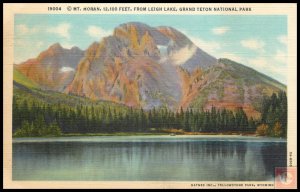Mt. Moran, From Leigh Lake, Grand Teton National Park
