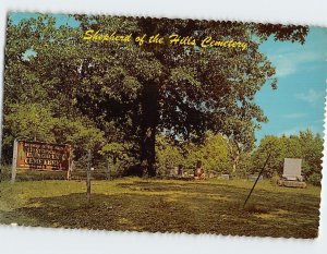 Postcard Shepherd of the Hills Cemetery, Branson, Missouri