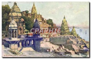 Old Postcard Benares India India India