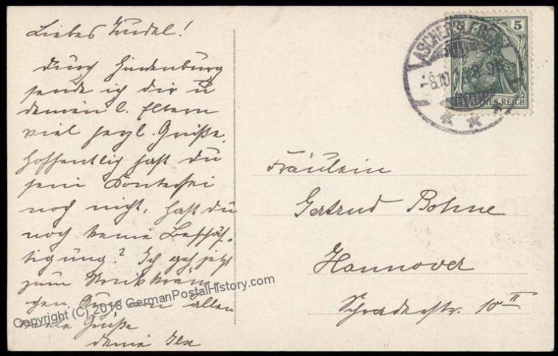 Germany WWI General von Hindenburg Patriotic PPC 70002