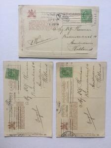 UK London Set Of 3 Trafalgar Square Ludgate Hill St Pauls Cathedral  LOT 01.56