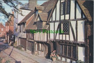 Sussex Postcard - Old Houses, Watchbell Street, Rye    RR11374