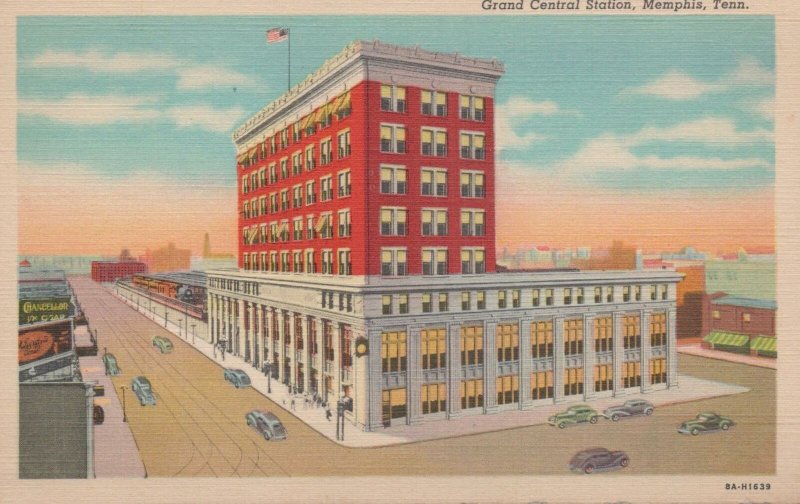 Postcard Grand Central Station Memphis TN