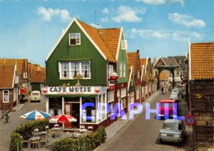 Postcard Modern Cafe Volendam Motde