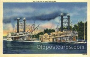 Belle Of Acrosse Ferry Boat, Ferries, Ship On The Mississippi River Unused 