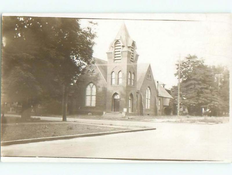 Old rppc BUILDING SCENE Architecture Postcard AB0996