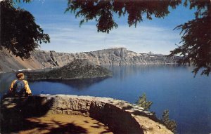 Wizard Island Crater Lake, Oregon OR