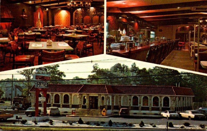 New Jersey Parsipanny The Par-Troy Restaurant DinerShowing Dining & Lounge