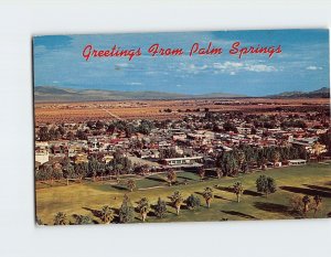 Postcard Greetings From Palm Springs California USA
