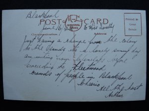 Lancashire BLACKPOOL The Tower from North Pier c1942 RP Postcard