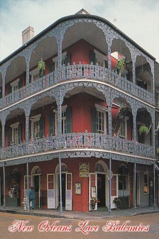 Louisiana New Orleans La Branche Balcony 700 Royal Street