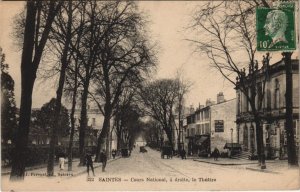 CPA SAINTES-Cours National a droite le Théatre (45481)