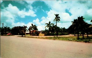 Plaza de Espana Agana Guam Ben Cespedes Ektachrome Festivals Postcard Vintage 
