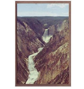 Lower falls of the Yellowstone from Artist Point Yellowstone National Park