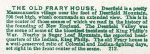 The Frary House (Built in 1698) - Deerfield MA Massachusetts DB