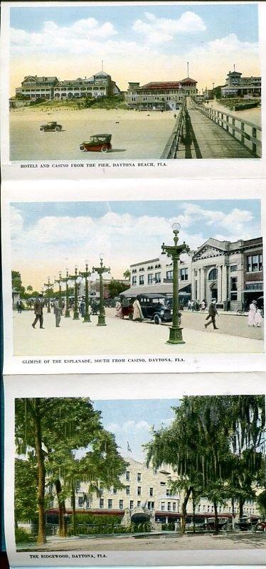 Florida postcard light house folder 1920s