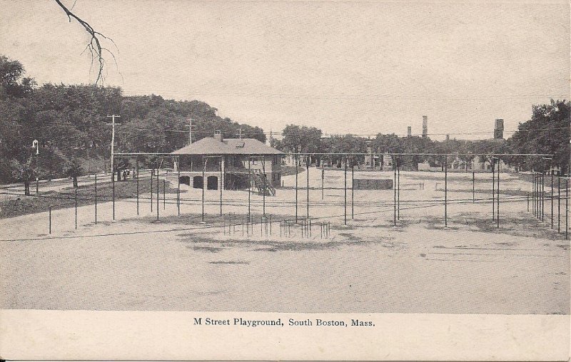 South Boston MA, M Street Playground, Pre 1907, Southie