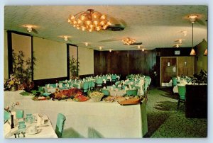 1960 Tomah Wisconsin WI Postcard The Carlton Restaurant Interior View Unposted